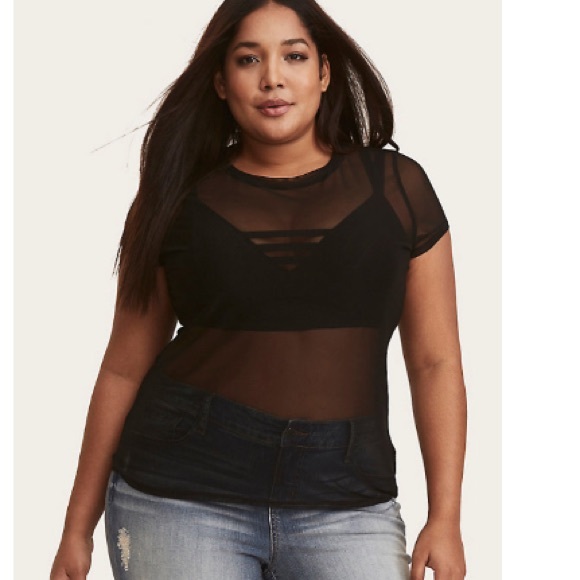 torrid Tops - NWT Torrid Mesh Tee